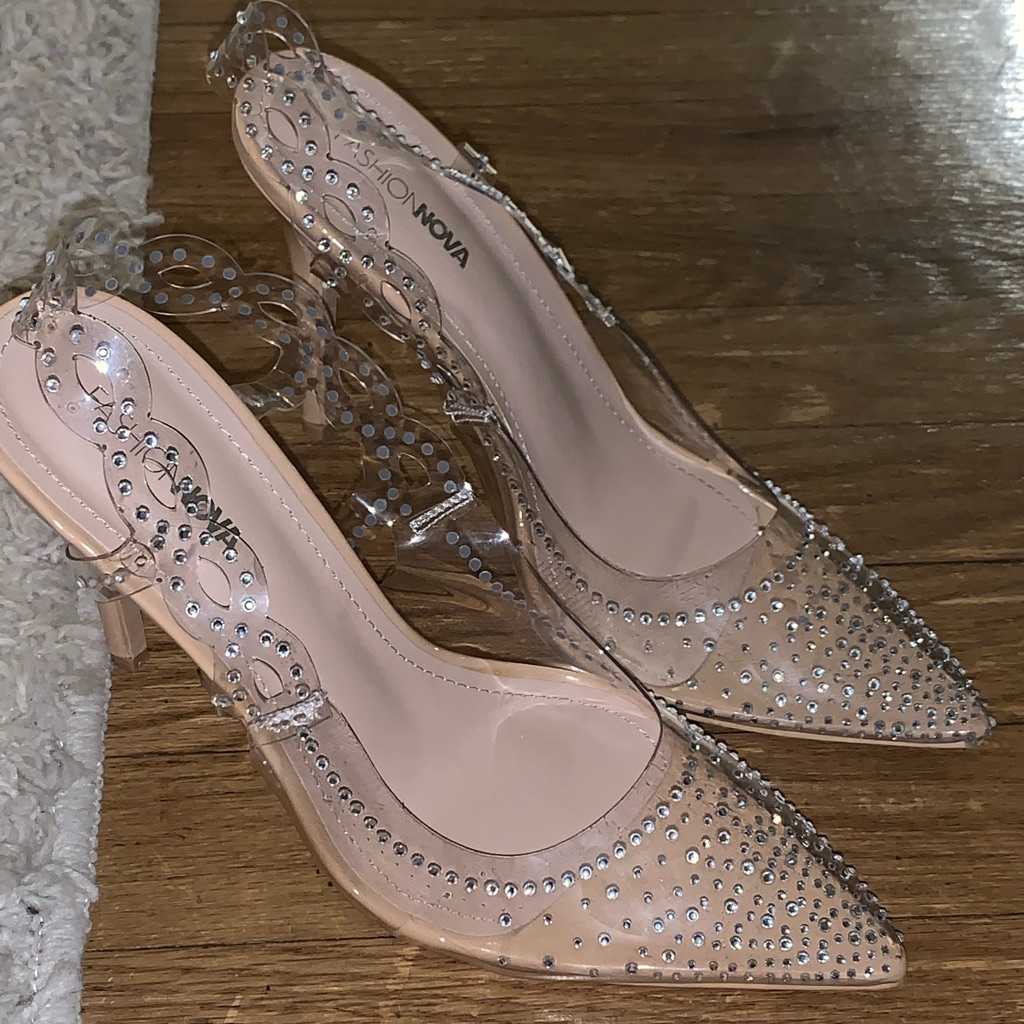 Sparkle/Nude Heels